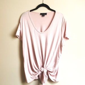 KAREN KANE Tie Front Top XL